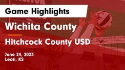 Wichita County  vs Hitchcock County USD  Game Highlights - June 24, 2023