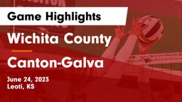 Wichita County  vs Canton-Galva  Game Highlights - June 24, 2023
