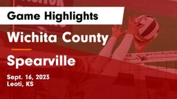 Wichita County  vs Spearville  Game Highlights - Sept. 16, 2023