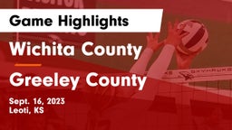 Wichita County  vs Greeley County  Game Highlights - Sept. 16, 2023