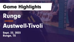 Runge  vs Austwell-Tivoli  Game Highlights - Sept. 22, 2023