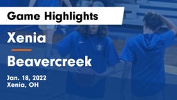 Xenia  vs Beavercreek  Game Highlights - Jan. 18, 2022