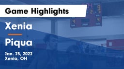 Xenia  vs Piqua  Game Highlights - Jan. 25, 2022