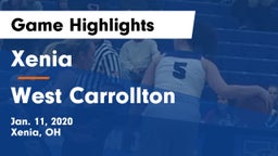 Xenia  vs West Carrollton  Game Highlights - Jan. 11, 2020