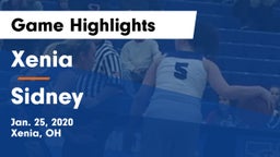 Xenia  vs Sidney  Game Highlights - Jan. 25, 2020