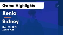 Xenia  vs Sidney Game Highlights - Dec. 15, 2021