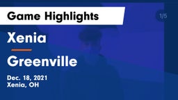 Xenia  vs Greenville Game Highlights - Dec. 18, 2021