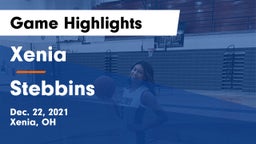 Xenia  vs Stebbins Game Highlights - Dec. 22, 2021