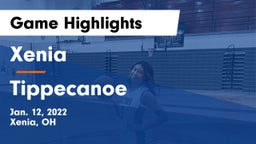 Xenia  vs Tippecanoe Game Highlights - Jan. 12, 2022