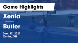 Xenia  vs Butler Game Highlights - Jan. 17, 2022