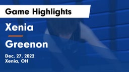 Xenia  vs Greenon  Game Highlights - Dec. 27, 2022