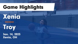 Xenia  vs Troy  Game Highlights - Jan. 14, 2023