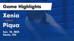 Xenia  vs Piqua  Game Highlights - Jan. 18, 2023
