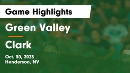 Green Valley  vs Clark   Game Highlights - Oct. 30, 2023