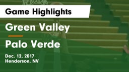 Green Valley  vs Palo Verde Game Highlights - Dec. 12, 2017