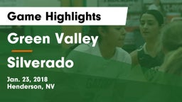 Green Valley  vs Silverado  Game Highlights - Jan. 23, 2018