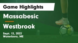 Massabesic  vs Westbrook Game Highlights - Sept. 13, 2022