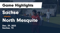 Sachse  vs North Mesquite  Game Highlights - Dec. 29, 2023