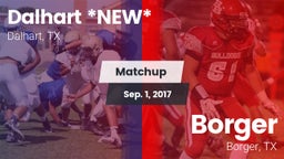 Matchup: Dalhart  vs. Borger  2017