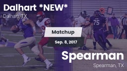 Matchup: Dalhart  vs. Spearman  2017