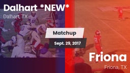 Matchup: Dalhart  vs. Friona  2017