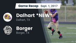 Recap: Dalhart  *NEW* vs. Borger  2017