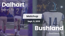 Matchup: Dalhart  vs. Bushland  2019