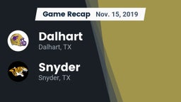 Recap: Dalhart  vs. Snyder  2019