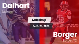 Matchup: Dalhart  vs. Borger  2020