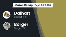 Recap: Dalhart  vs. Borger  2020