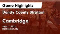 Dundy County Stratton  vs Cambridge  Game Highlights - Sept. 7, 2021
