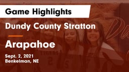 Dundy County Stratton  vs Arapahoe  Game Highlights - Sept. 2, 2021