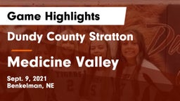 Dundy County Stratton  vs Medicine Valley Game Highlights - Sept. 9, 2021