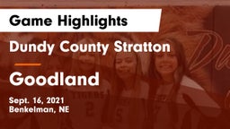 Dundy County Stratton  vs Goodland  Game Highlights - Sept. 16, 2021