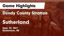 Dundy County Stratton  vs Sutherland  Game Highlights - Sept. 25, 2021