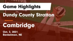 Dundy County Stratton  vs Cambridge  Game Highlights - Oct. 2, 2021