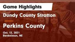Dundy County Stratton  vs Perkins County  Game Highlights - Oct. 12, 2021