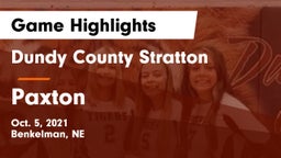 Dundy County Stratton  vs Paxton  Game Highlights - Oct. 5, 2021