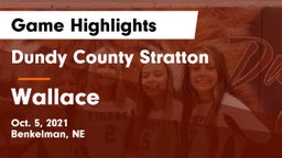 Dundy County Stratton  vs Wallace  Game Highlights - Oct. 5, 2021