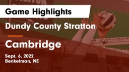 Dundy County Stratton  vs Cambridge  Game Highlights - Sept. 6, 2022