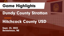 Dundy County Stratton  vs Hitchcock County USD  Game Highlights - Sept. 23, 2023