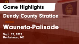 Dundy County Stratton  vs Wauneta-Palisade  Game Highlights - Sept. 26, 2023