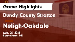 Dundy County Stratton  vs Neligh-Oakdale  Game Highlights - Aug. 26, 2023