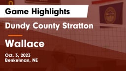 Dundy County Stratton  vs Wallace  Game Highlights - Oct. 3, 2023