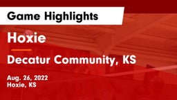 Hoxie  vs Decatur Community, KS Game Highlights - Aug. 26, 2022