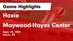 Hoxie  vs Maywood-Hayes Center Game Highlights - Sept. 28, 2023