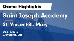Saint Joseph Academy vs St. Vincent-St. Mary  Game Highlights - Dec. 4, 2019