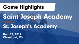 Saint Joseph Academy vs St. Joseph's Academy  Game Highlights - Dec. 27, 2019