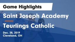Saint Joseph Academy vs Teurlings Catholic  Game Highlights - Dec. 28, 2019