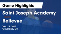 Saint Joseph Academy vs Bellevue  Game Highlights - Jan. 15, 2020